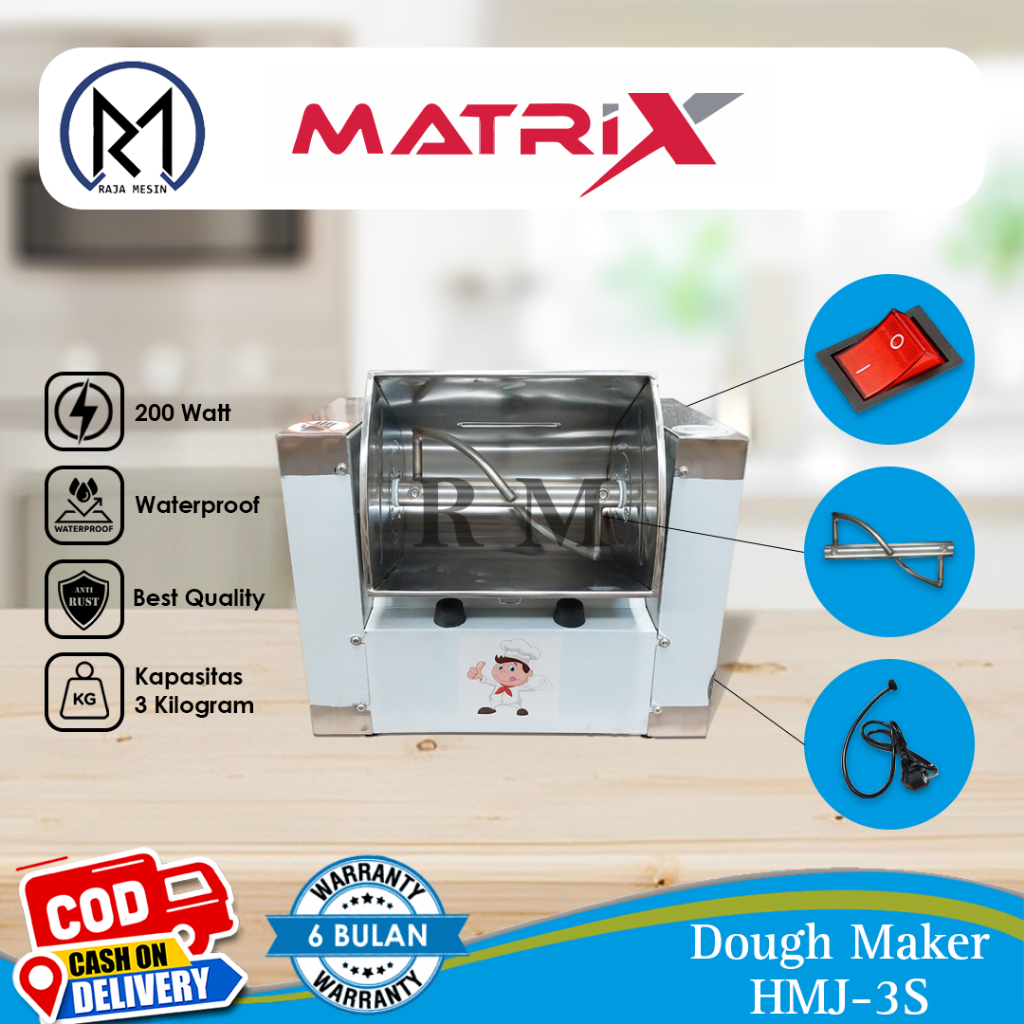 Jual Mixer Roti / Stand Mixer Matrix HMJ3 Shopee Indonesia