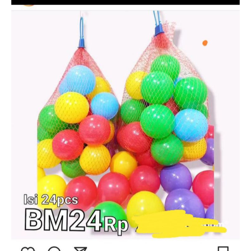 Jual Bola Plastik Isi 24 Pcs Shopee Indonesia 7894