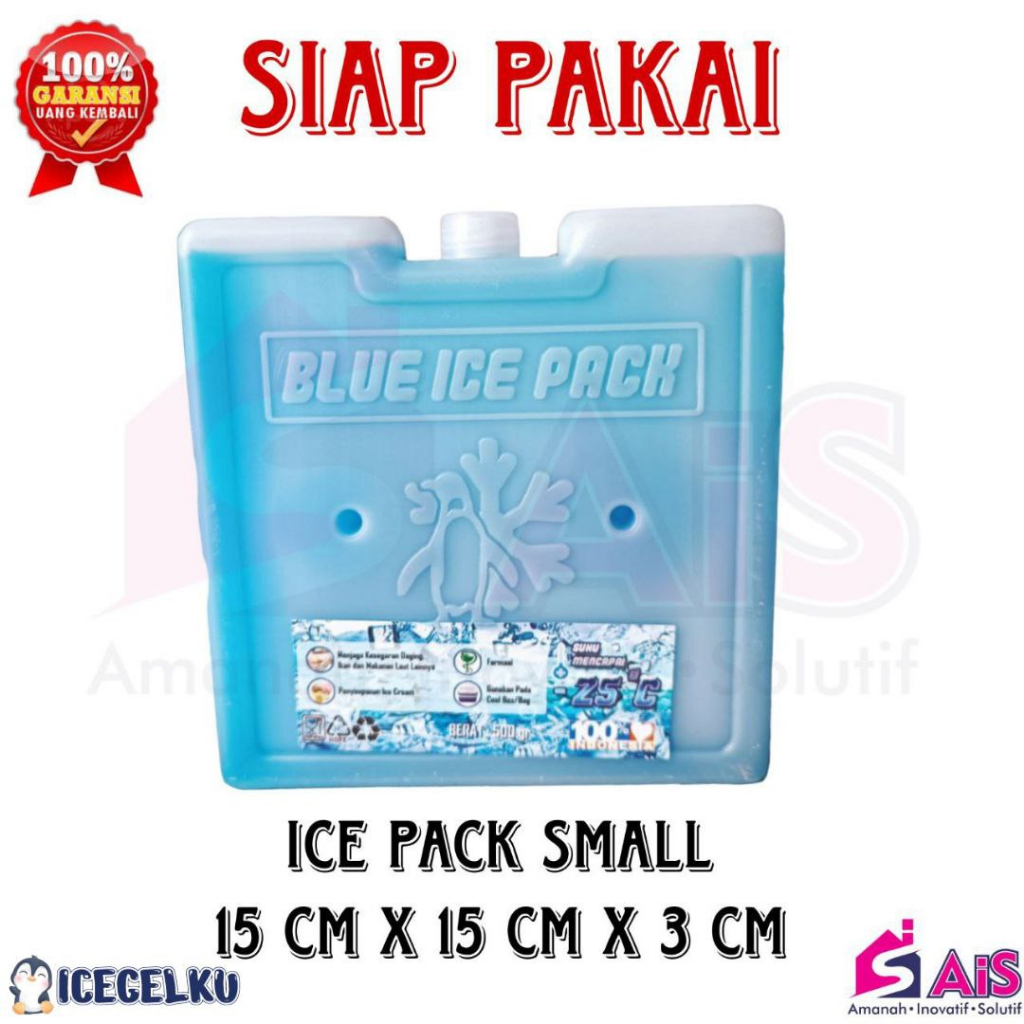 Jual ICEGELKU ICE PACK SMALL 15x15cm ICE PACK SIAP PAKAI ICE GEL PACK