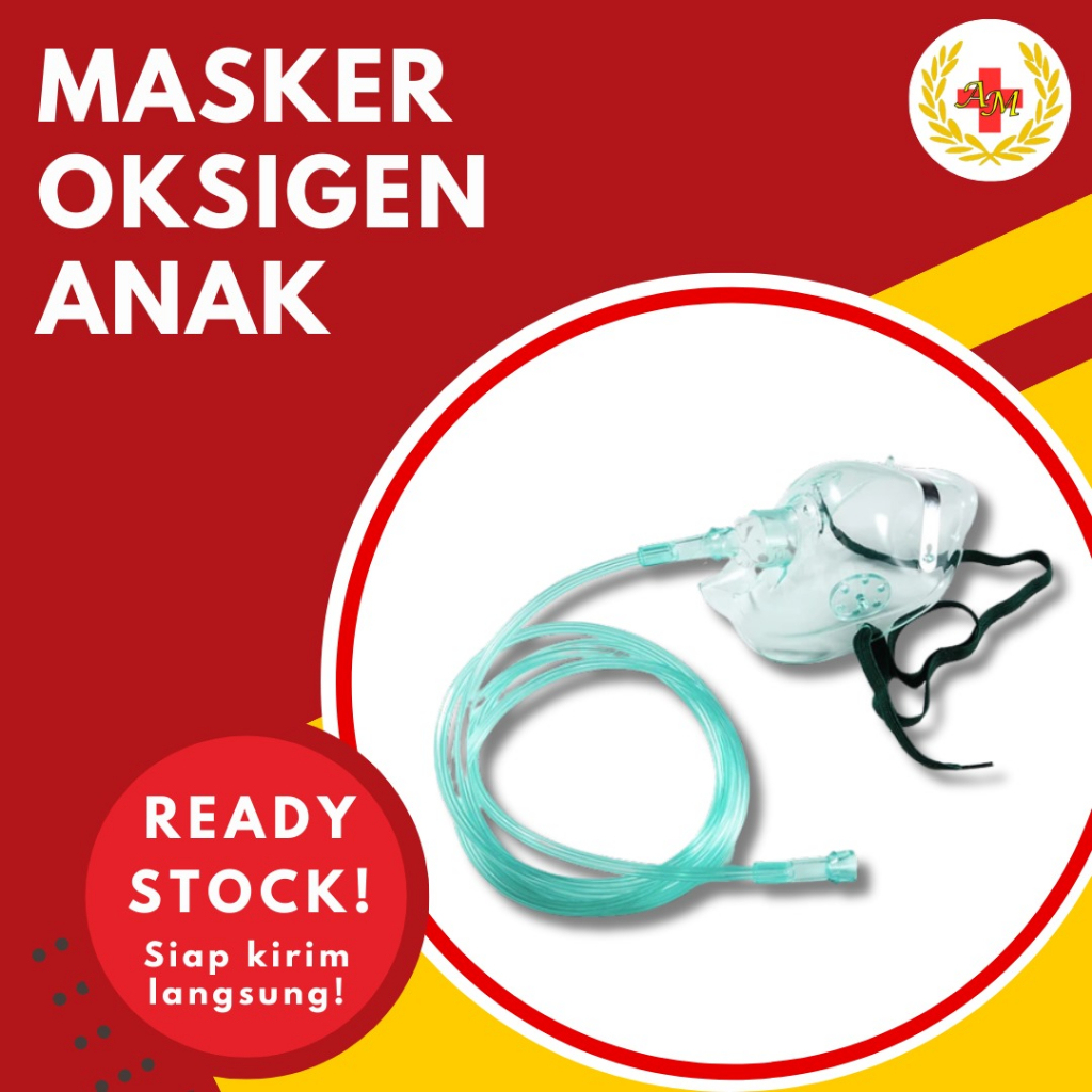 Jual Masker Oksigen (Dewasa / Anak) Oxygen Mask | Shopee Indonesia