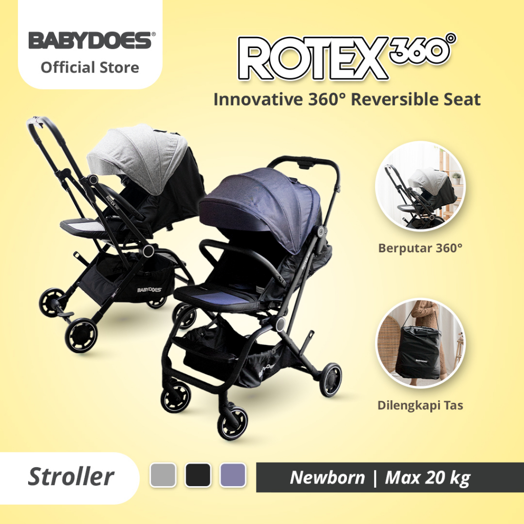 Jual Babydoes Rotex 360° Stroller | Shopee Indonesia