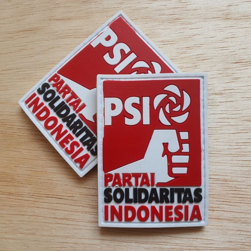 Jual patch rubber logo partai psi solidaritas indonesia - tempelan ...