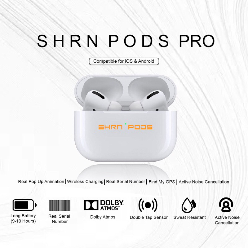 Jual Shrn Pods Pro | TWS Bluetooth | Shopee Indonesia