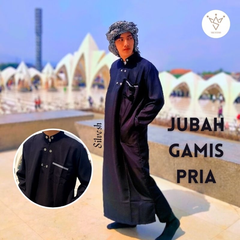 Jual Jubah Gamis Pria Dewasa And Remaja Kualitas Premium Gamis Pria Gamis