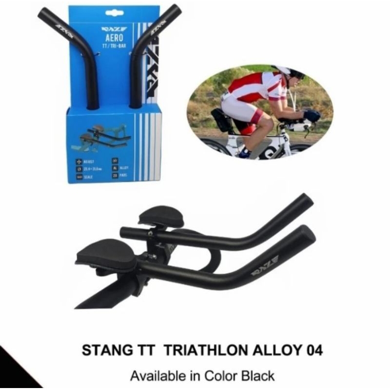 Jual stang TT triathlon RAZE restbar rest bar dropbar handlebar sepeda ...