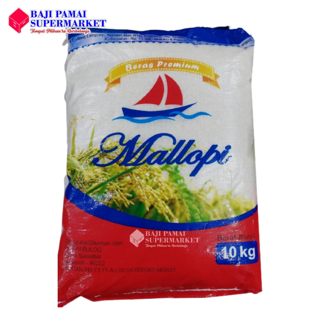 Jual Beras Premium Mallopi Premium Rice 10kg Shopee Indonesia