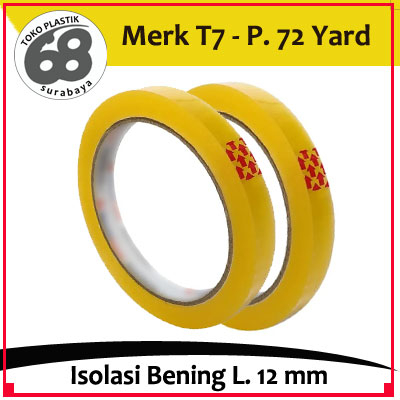 Isolasi Bening 12 mm Panjang 72 Yard