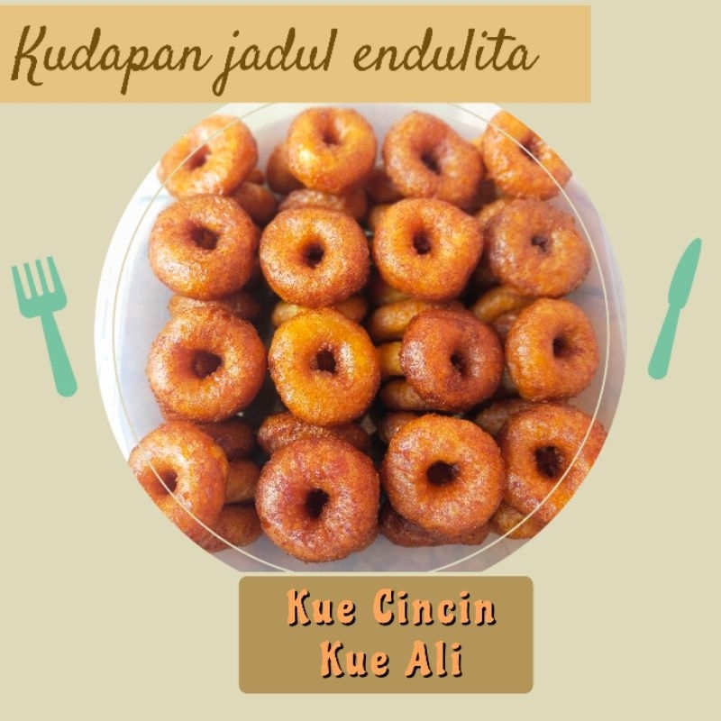 Jual Kue Cincin Gula Merah 100pcs kue Ali agrem cemilan | Shopee Indonesia