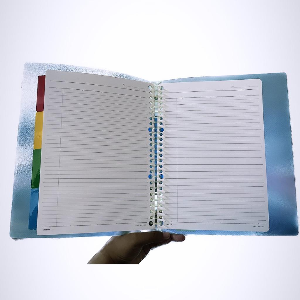 Jual Binder B5 Lihit Lab N-583 - Aqua Musee Notebook | Shopee Indonesia