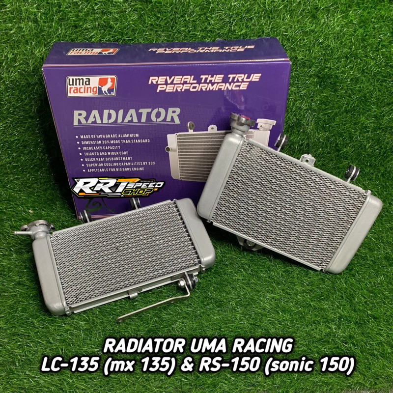 Jual RRT RADIATOR ALUMUNIUM UMA SONIC RS 150 LC135 SPARK 135 JUPITER MX ...