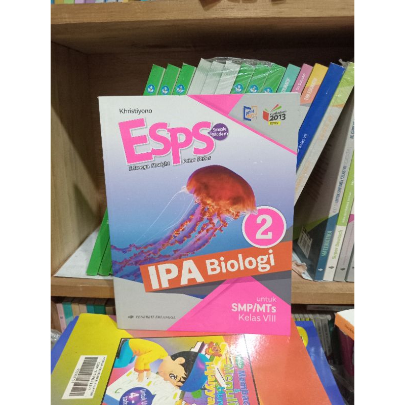 Jual BUKU ESPS IPA BIOLOGI 2 ERLANGGA SMP/MTs KELAS VIII K13 REVISI ...