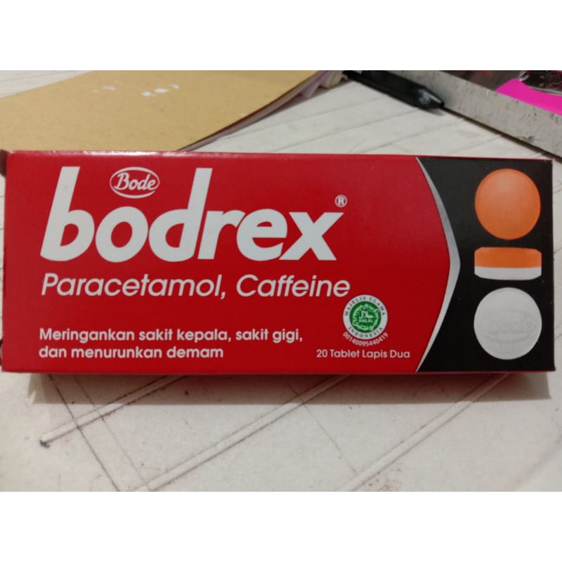 Jual Bodrex tab 1 bal [12 kotak], 1 kotak isi 2 lembar @10 tablet ...