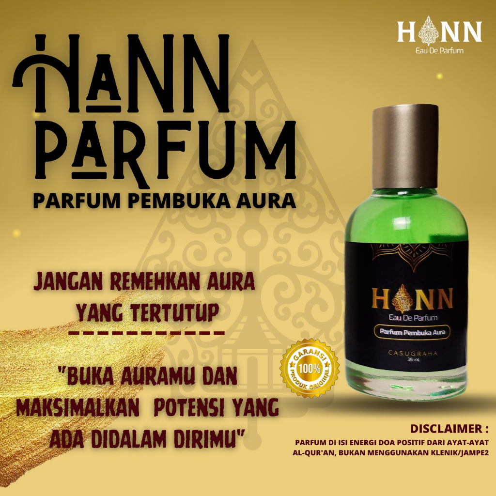 Jual PARFUM VIRAL PARFUM PEMBUKA AURA | HANN CASUGRAHA | Shopee Indonesia