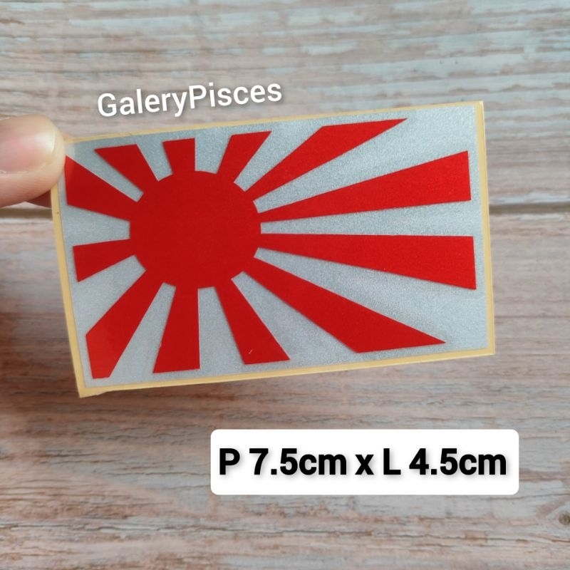 Jual stiker cutting bendera jepang japan sticker motor | Shopee Indonesia