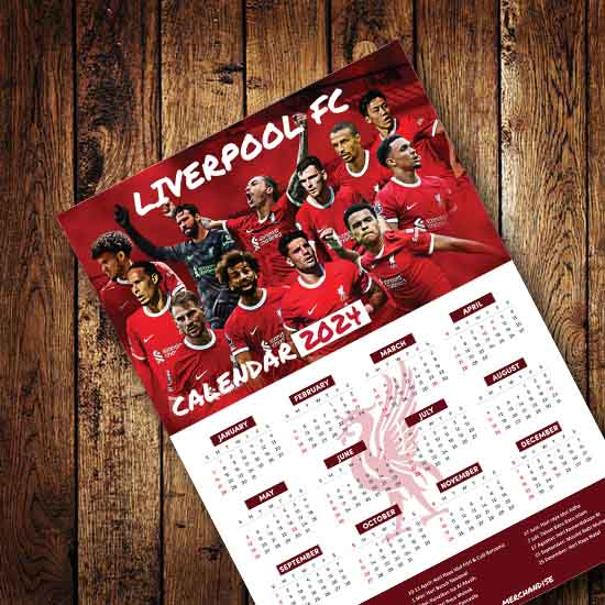 Jual Kalender Bola 2025 Edisi Liverpool Shopee Indonesia