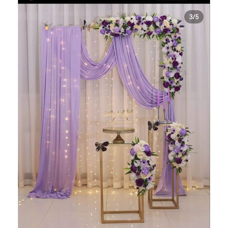 Jual Backdrop selendang lebar 100cm x panjang 500cm terbuat dari kain ...