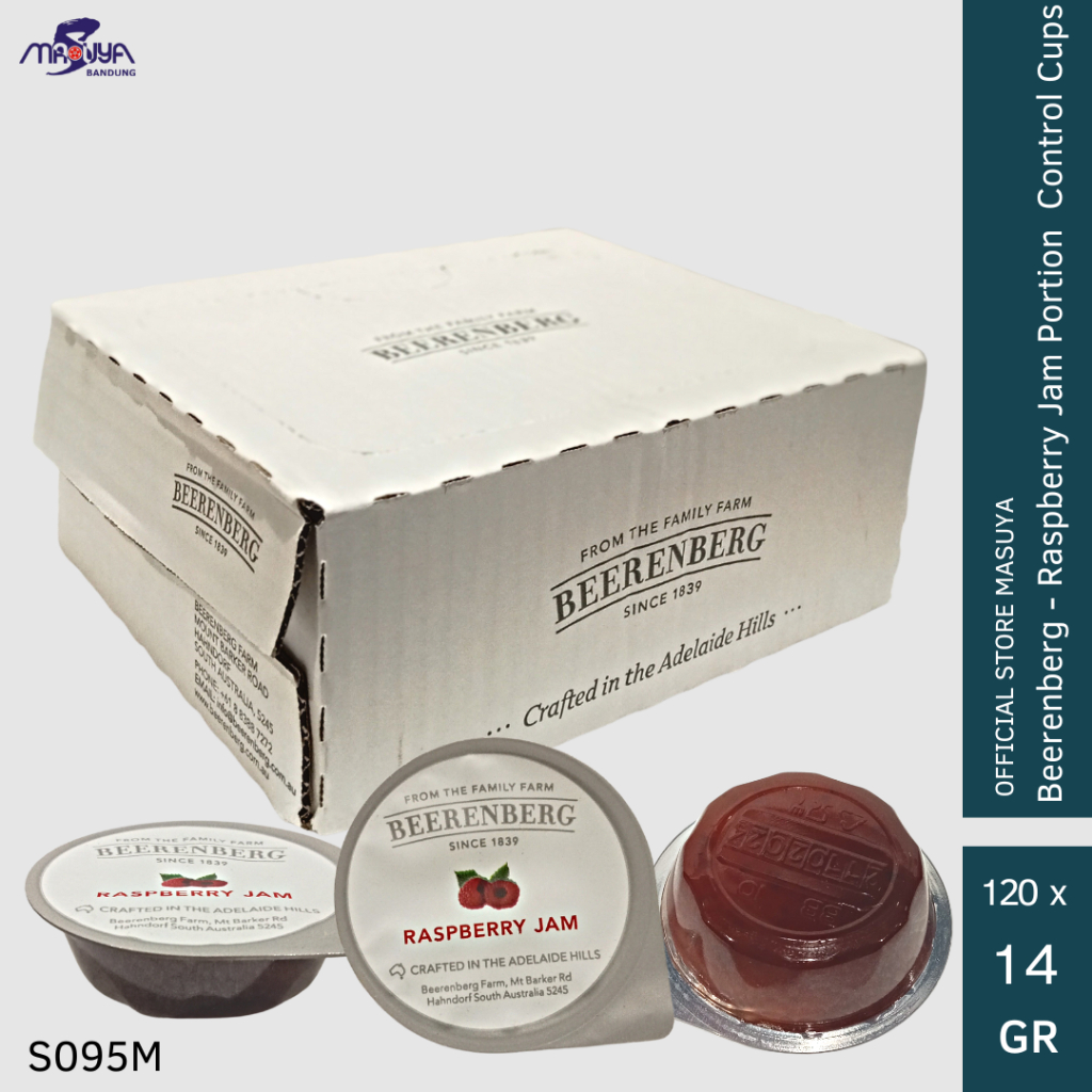 Jual Beerenberg Raspberry Portion Selai Raspberry 14 gr isi 120 pcs ...