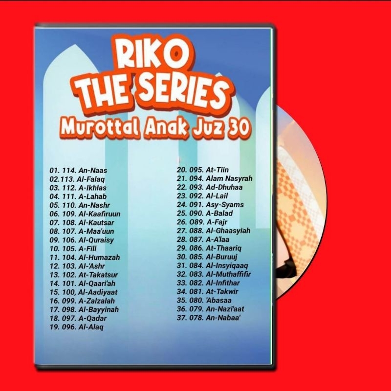 Jual KASET DVD RIKO THE SERIES MUROTTAL JUZ 30 | Shopee Indonesia