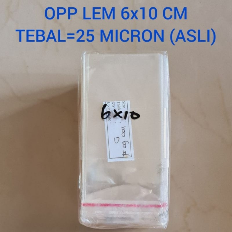 Jual Plastik OPP Lem Lebar 6 cm (isi:100 Lembar) | Shopee Indonesia