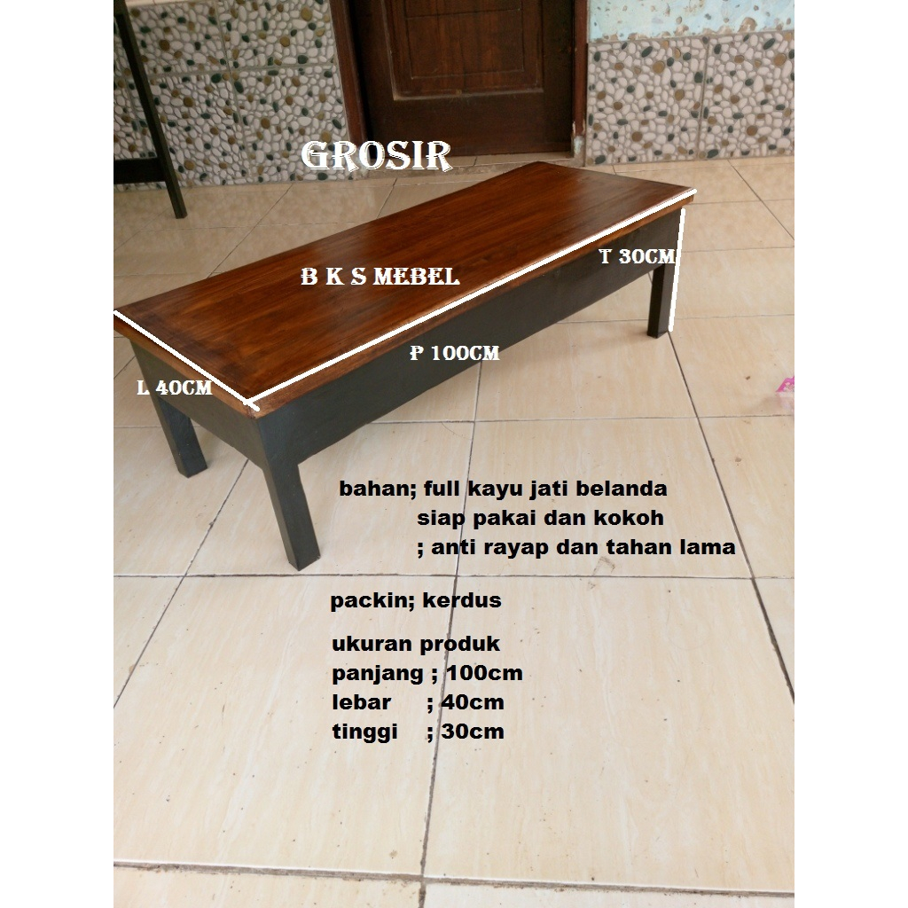 Jual GROSIR meja kerja meja makan meja belajar full kayu jati belanda