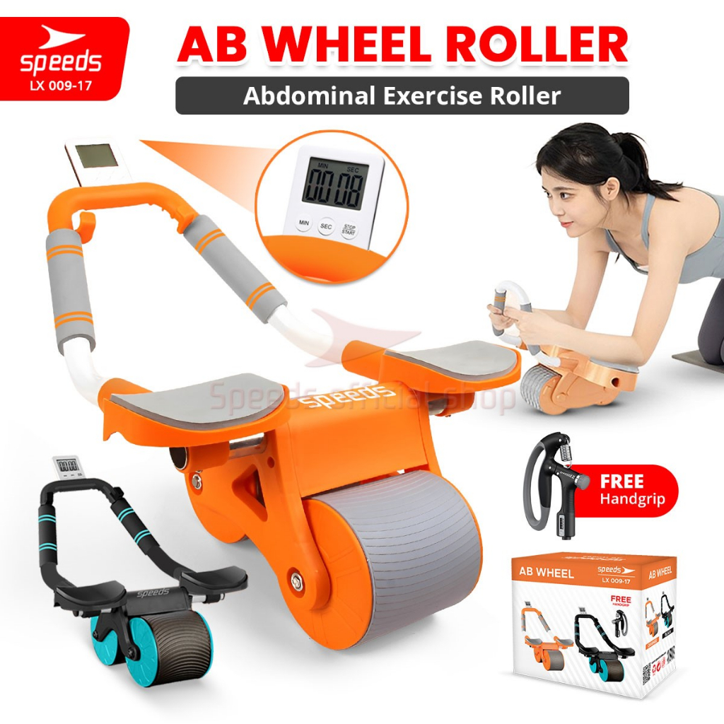 Jual Speeds Ab Wheel Ab Roller Double Wheel Alat Push Up Stand