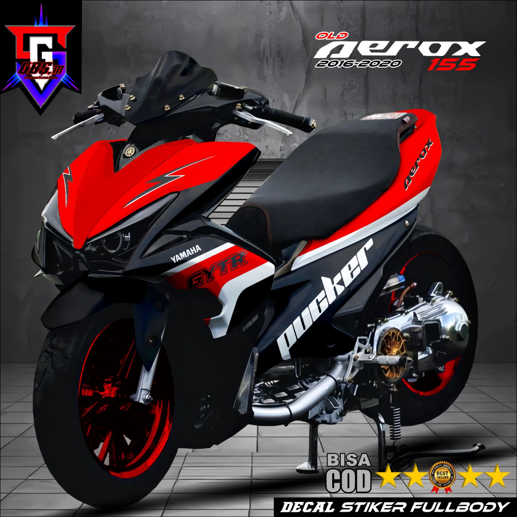 Jual Bisa Cod Stiker Decal Aerox Old Decal Stiker Full Body Variasi