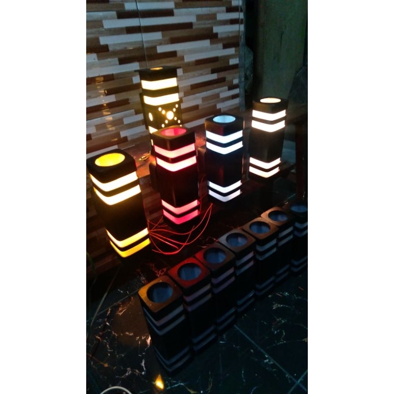 Jual lampu hiasan dinding / lampu tempel dinding / tempel tiang / lampu