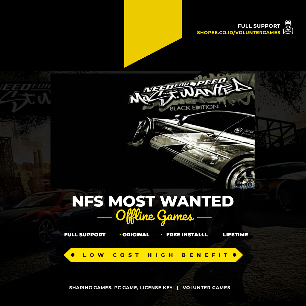 Jual NEED FOR SPEED MOST WANTED (2005) PC GAME OFFLINE | Shopee Indonesia