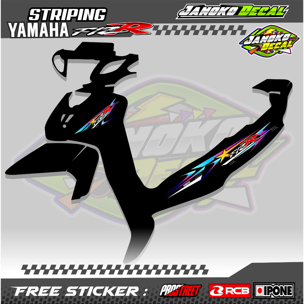 Jual Striping Variasi Yamaha Fiz R Sticker List Yamaha Fiz R Shopee