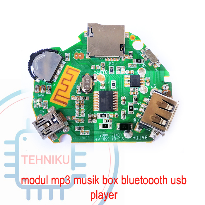 Jual modul mp3 musik box usb player diy mp3 player miniatur audio ...
