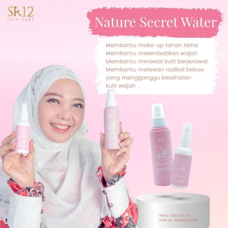 Jual Setting Spray Nature Secret Water SR12 | Shopee Indonesia
