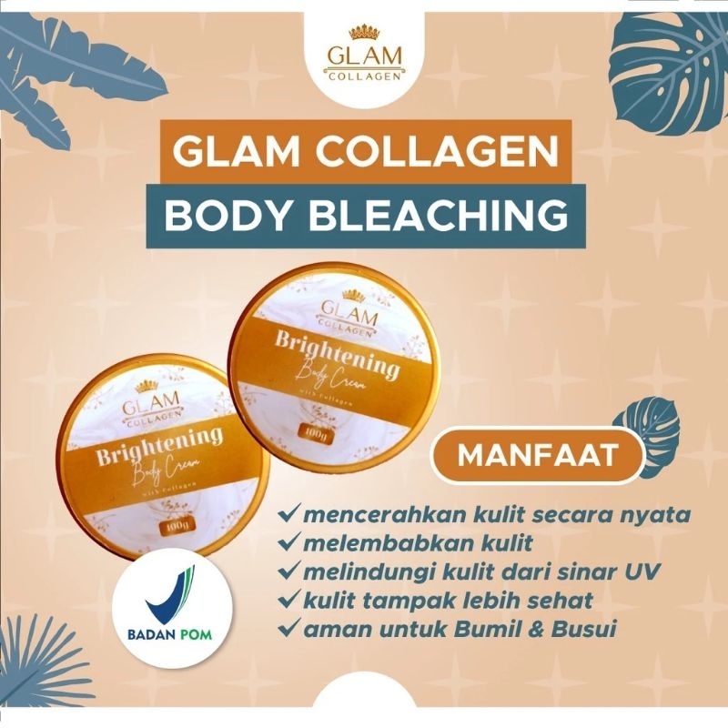 Jual Glam Collagen Body Cream/Bleaching (BPOM) Shopee Indonesia