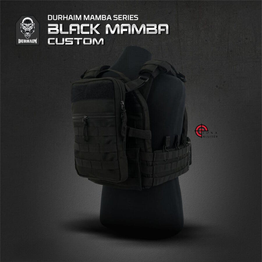 Jual Body Vest Durhaim Black Mamba Custom rompi tactical Shopee Indonesia