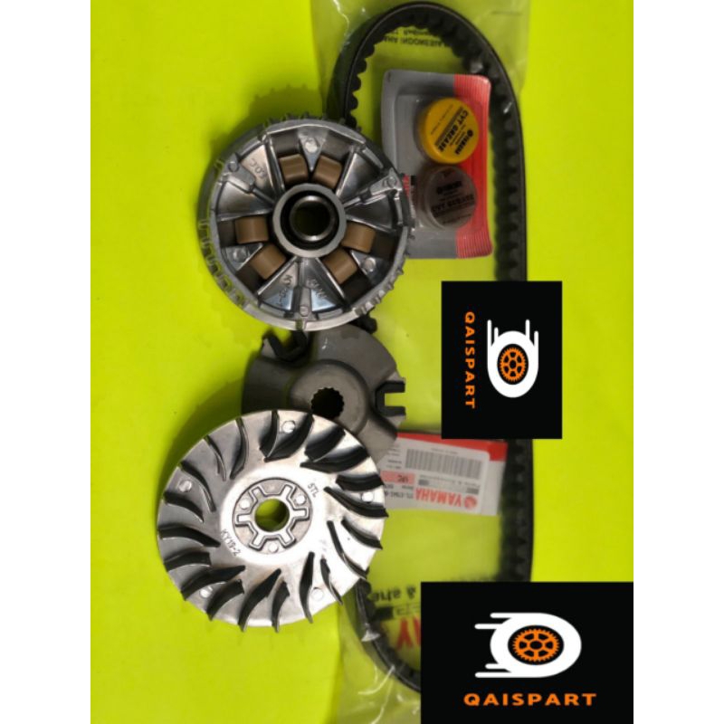 Jual PAKET RUMAH ROLLER ASSY MIO +VBELT ONLY+KIPAS+GEMUK CVT MIO LAMA