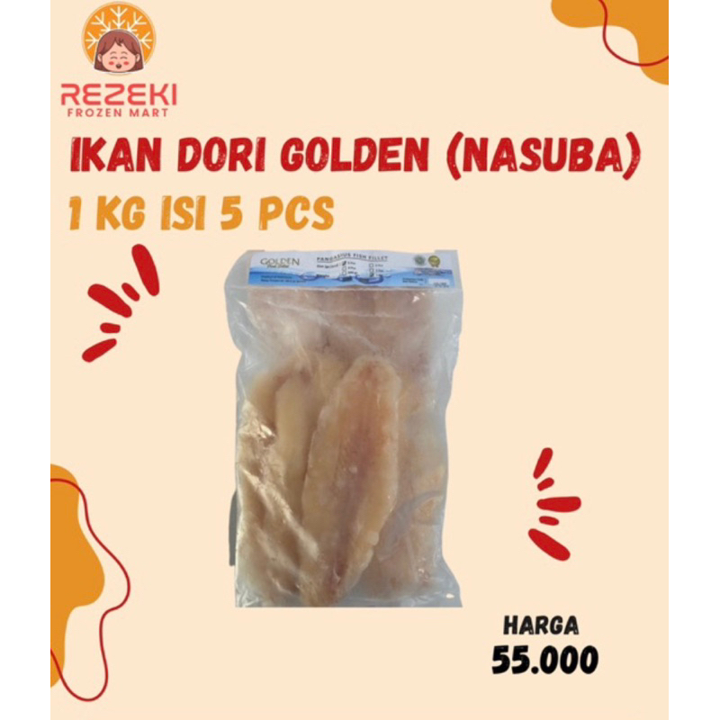 Jual Nasuba Ikan Dori 1 Kg | Dori Fillet Isi 4-5 Pcs | Frozen Food