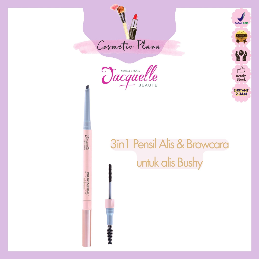 Jual Jacquelle Browssential Multitasking Triple Tip Eyebrow Pen