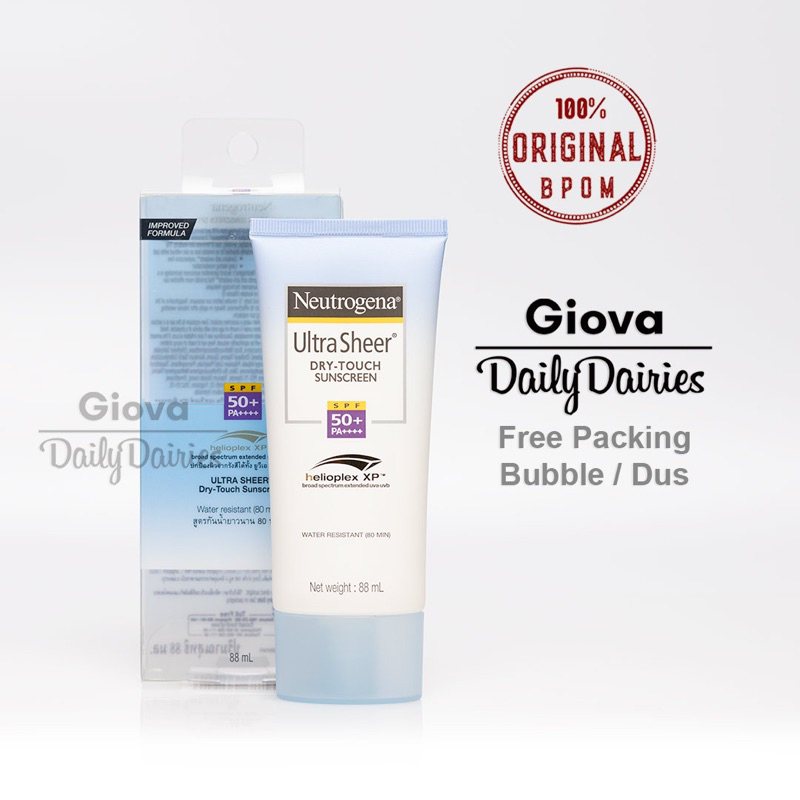 Jual Neutrogena ultra sheer dry touch sunscreen hydro boost water gel