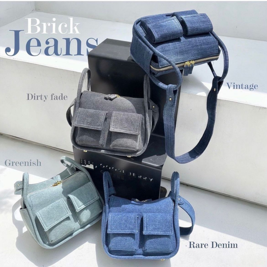 Jual LITTLE BUNNY Brick Jeans Pastel Bag 22 ORIGINAL THAILAND