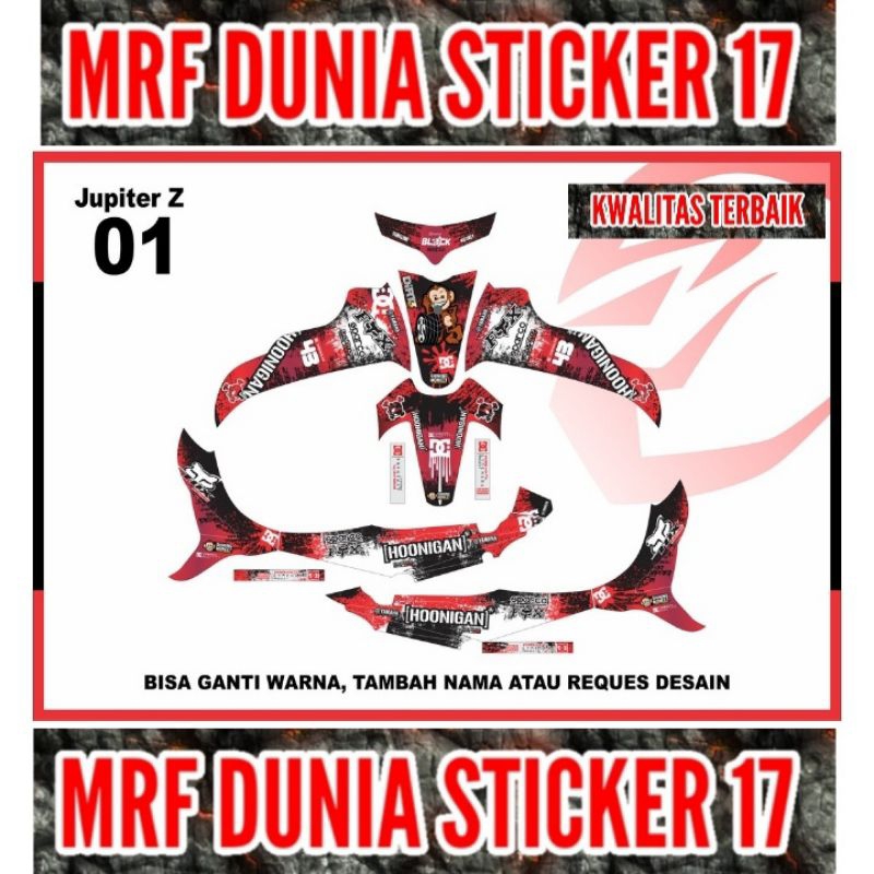 Jual Sticker decal Jupiter Full Body Decal Motor Jupiter Sticker Motor ...