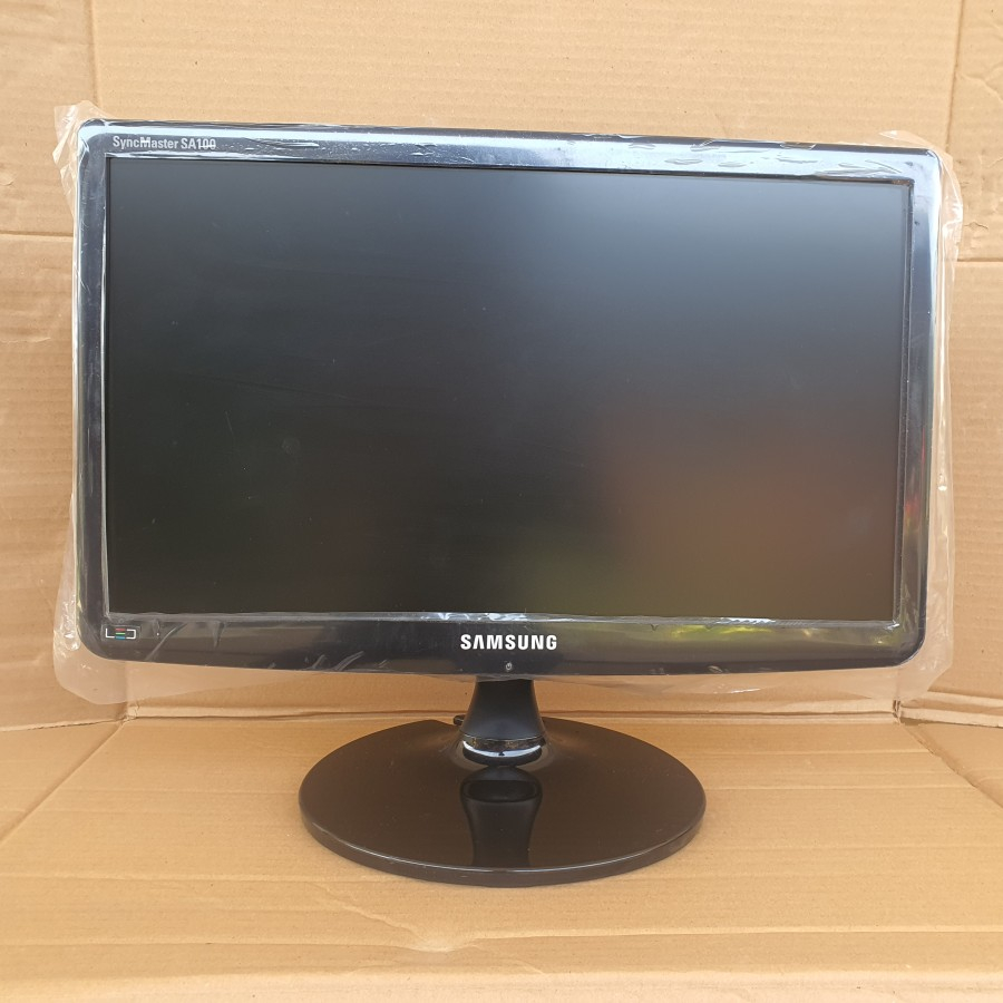 Jual MONITOR SAMSUNG LED 19 INCHI S19A100N LENGKAP KABEL VGA DAN