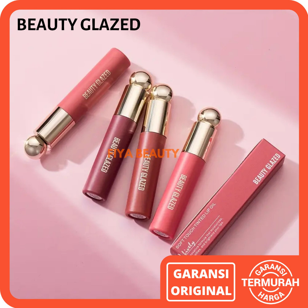 Jual Beauty Glazed Soft Touch Tinted Lip Oil Beauty Glazed Lip Oil ...