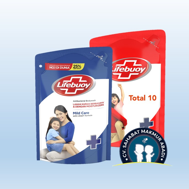 Jual Lifebuoy Body Wash Anti Bakteri 250ml Refill Shopee Indonesia