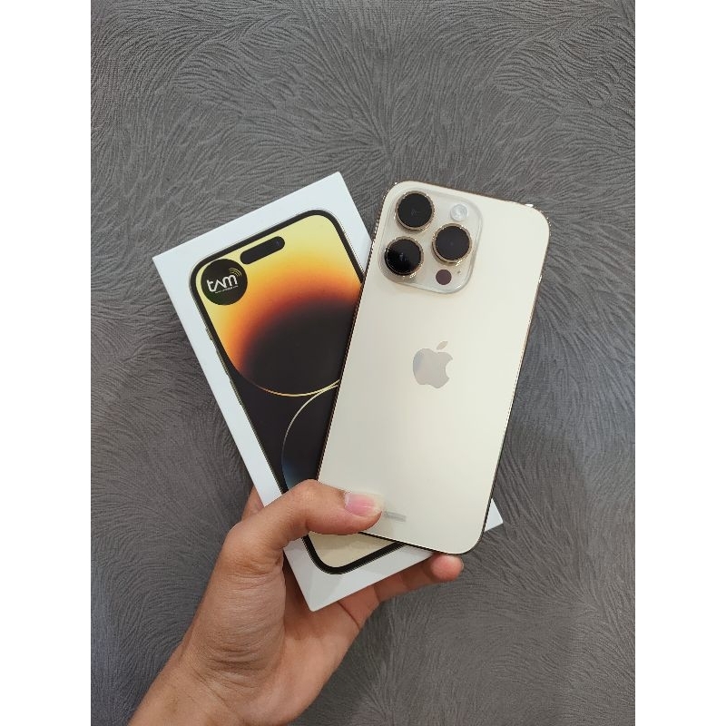 Jual iPhone 14 Pro second iBox, pemakaian 1 bulan bh 100% | Shopee