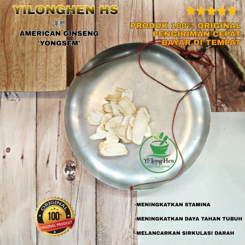 Yongsem 1 Cin - Yang Shen - American Ginseng 3.75 Gram Yong Sem