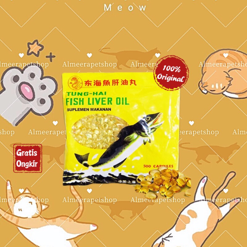 Jual TUNG HAI FISH LIVER OIL minyak ikan satuan per pcs Shopee