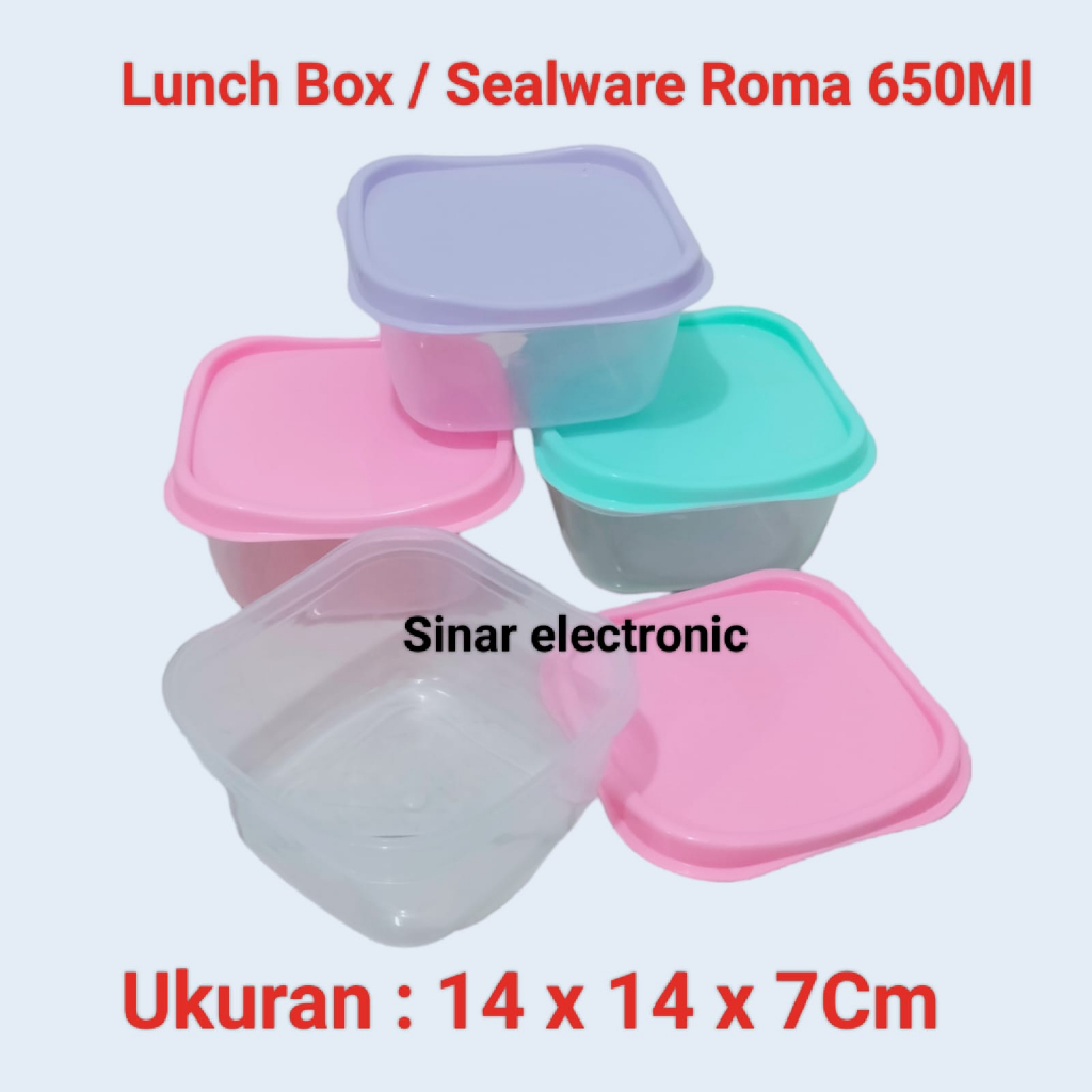 Jual Lunch Box Roma / Tempat Makan Anti Tumpa /Kotak Souvenir ...