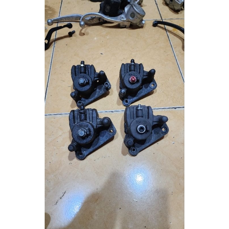 Jual Kaliper Tokico kawasaki Zx6r zx636 caliper Zx10r limbah moge Ninja 650 Er6n er6f Shopee