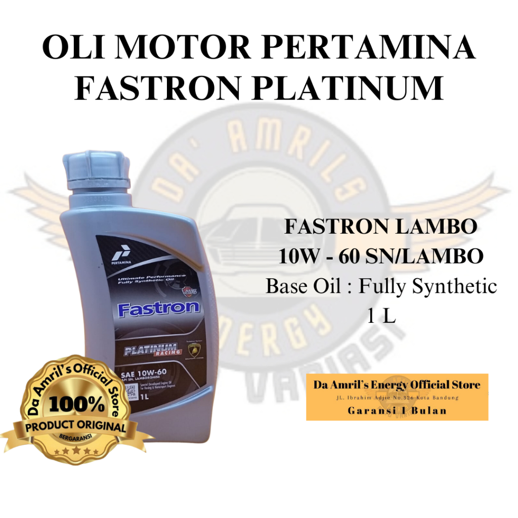 Jual Oli Fastron Platinum Racing SAE 10W-60 1 Liter | Shopee Indonesia