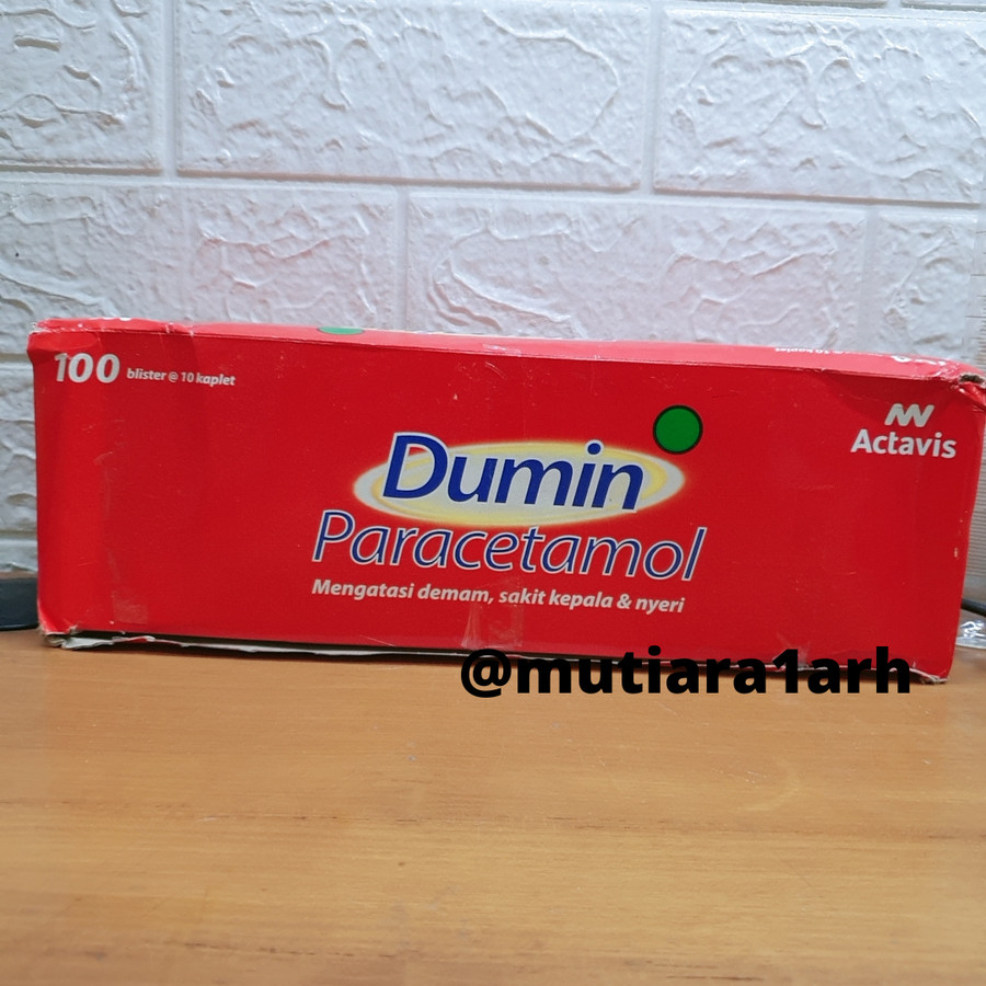 Jual Dumin Paracetamol 500 Mg Box Isi 1000 Tablet Shopee Indonesia