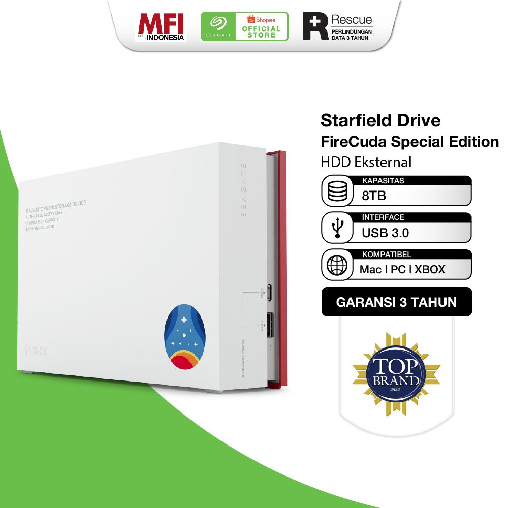 Jual Seagate Game Hub Xbox Starfield Edition Hardisk Eksternal 8tb Usb3 2 Shopee Indonesia